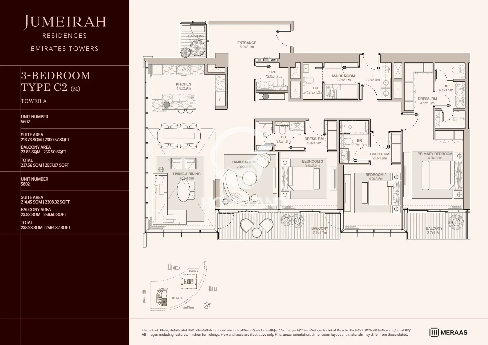 3 BR Type C2